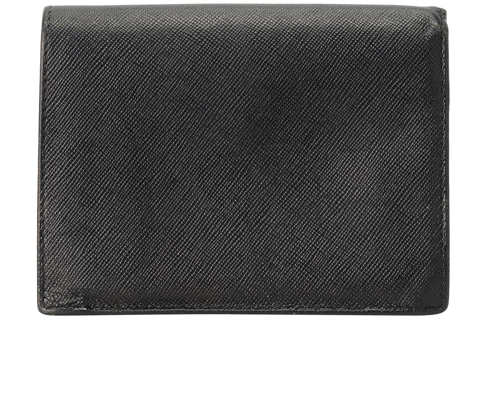 Prada Bifold Wallet, &pound;110, Accessories, Black, Leather, Back view